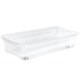 image 2 of Keeeper Crystal Box 33 Litre with Lid and Caster Wheels - Transparent