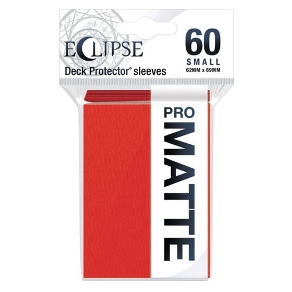 Ultra PRO - Eclipse Matte Small Sleeves (60) - Apple Red