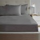 image 2 of So Soft Microfibre Housewife Pillowcase Pair Grey