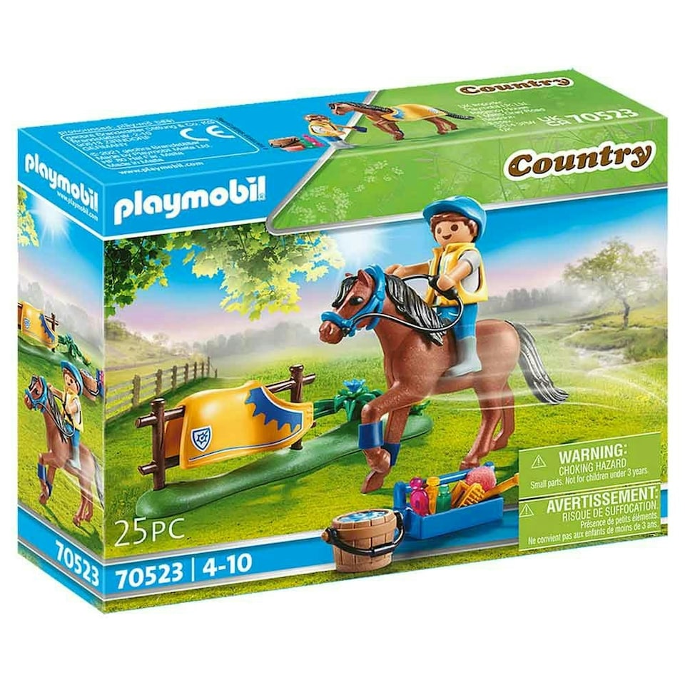image 1 of Playmobil Country Collectible Welsh Pony Figure Pack with Accessories
