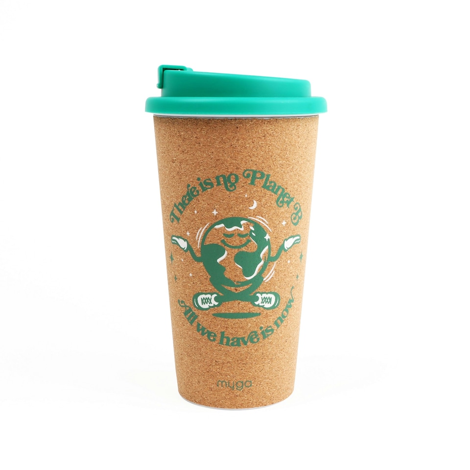 image 1 of Myga Double Walled Cork Cup - Planet B