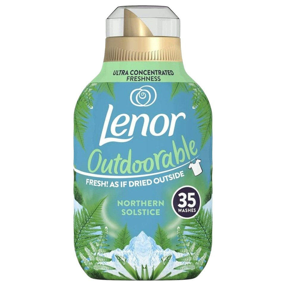 image 1 of Lenor Outdoorable Fabric Conditioner Liquid 35 Washes Northern Solstice 490ml