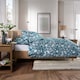 image 2 of Woodland Bird Cotton Duvet Set in Printed Design