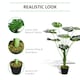 image 4 of Outsunny Decorative Artificial Monstera Plants in Pot Fake Plants for Home Indoor Outdoor Decor, 85cm