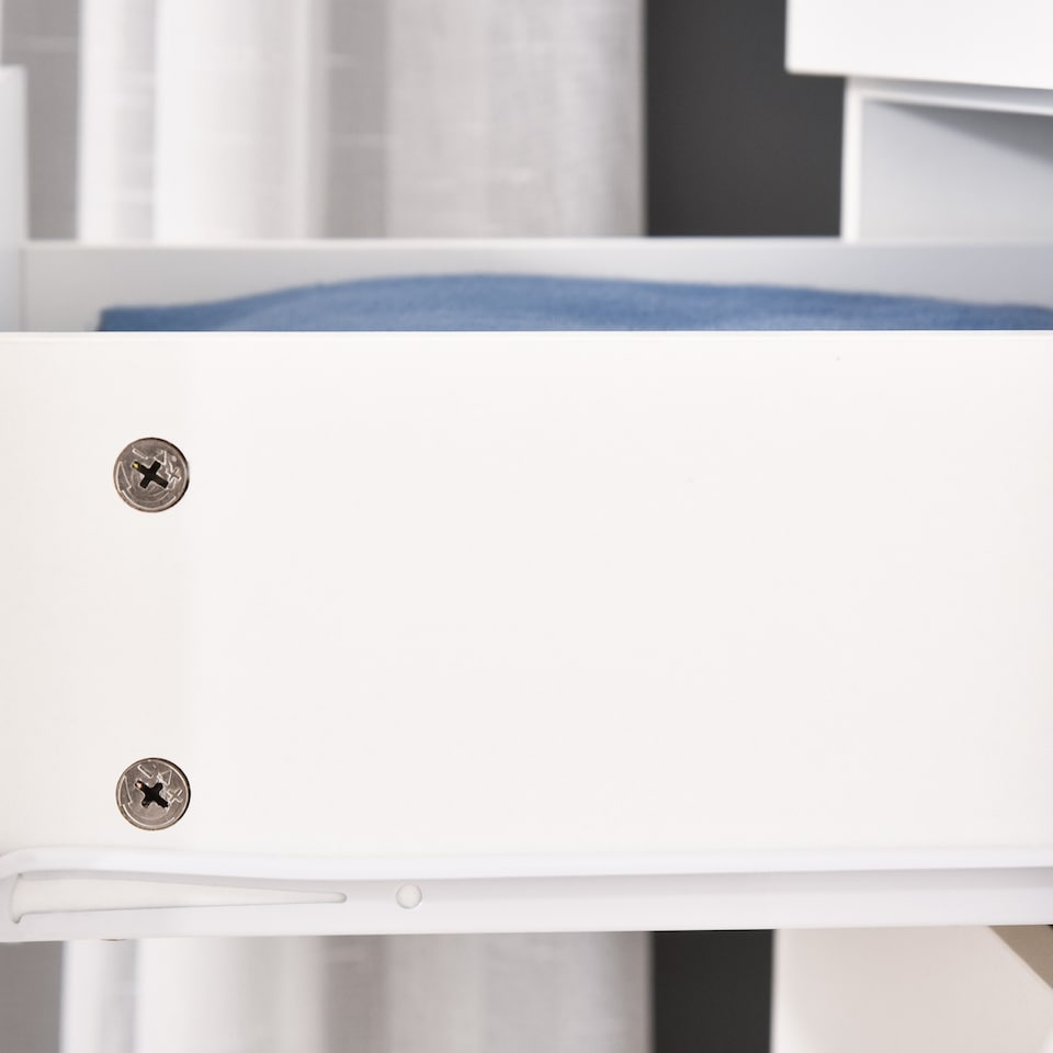 image 1 of HOMCOM 2 Door 3 Drawer Mirrored Wardrobe with Hanging Rail, Modern Clothes Storage Cupboard with Mirror, Drawers and Adjustable Shelves for Bedroom, 80 x 50 x 180 cm, White