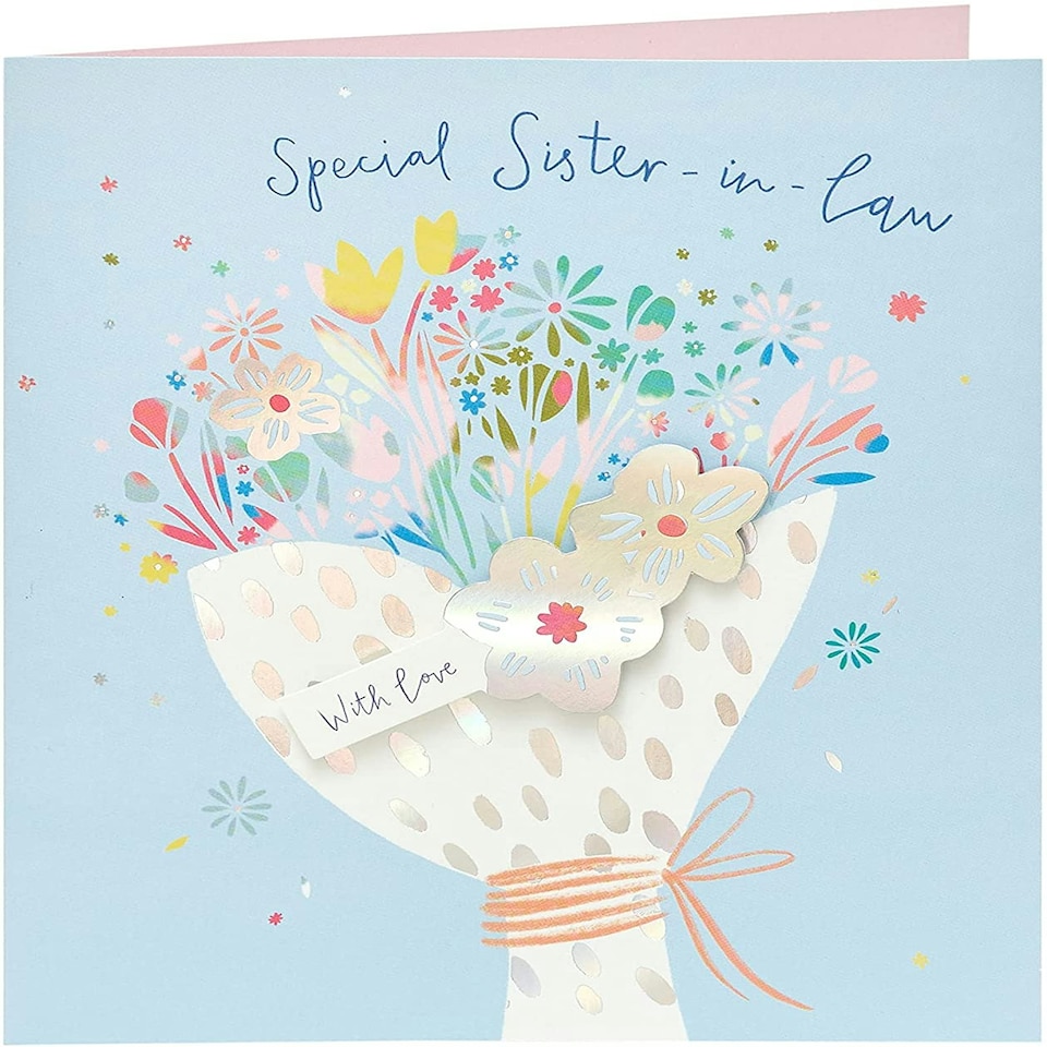 image 1 of Beautiful Bouquet Special Sister in Law Birthday Card