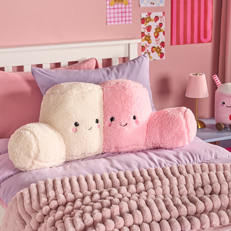 image 1 of OHS Cotton & Candy Marshmallow Cuddle Cushion Kids Novelty Reading Pillow