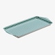 image 1 of Zeal Melamine Sandwich Serving Tray, Gingham Pattern, 25 x 13cm, Forest Green