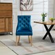image 3 of Ravenna Velvet Dining Chairs - Set of 2 - Blue