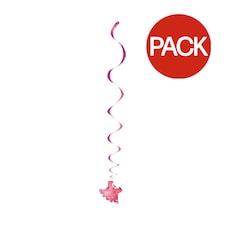 Unique Party Dress Baby Shower Streamers (Pack of 3) - Pink - One Size