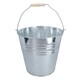 image 6 of 15L Galvanised Steel Metal Bucket Pail Water Coal Fire Greenhouse Garden Plants 2pc