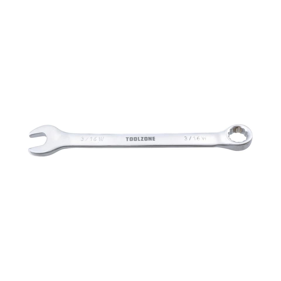 image 1 of 3/16" Whitworth Combination Spanner Chrome Vanadium Steel 160mm Wrench