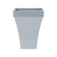 image 4 of Metallica 28cm Square Planter Pack 4 Black