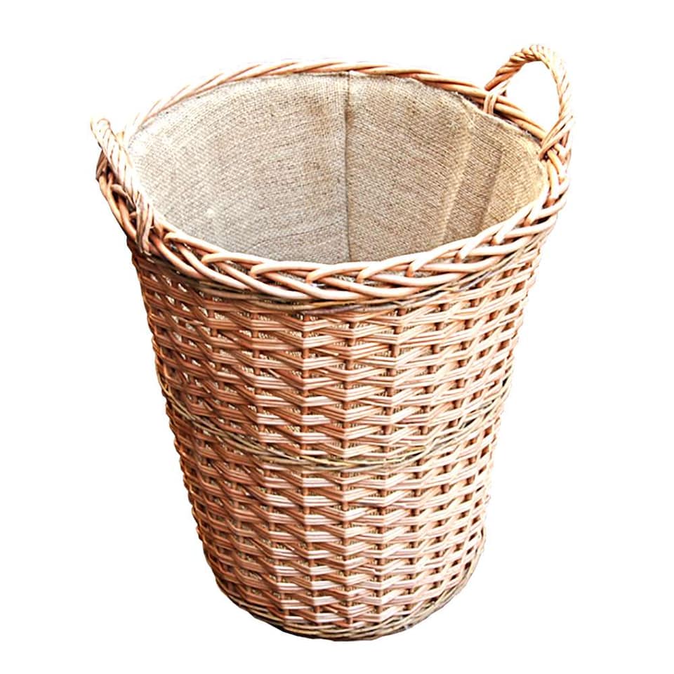 Somerset Tall Log Basket with Lining