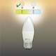 image 3 of BELL Lighting E27 Edison Screw LED Candle 4.7W Energy Saving Light Bulb | White | Warm White - 2700K | 6