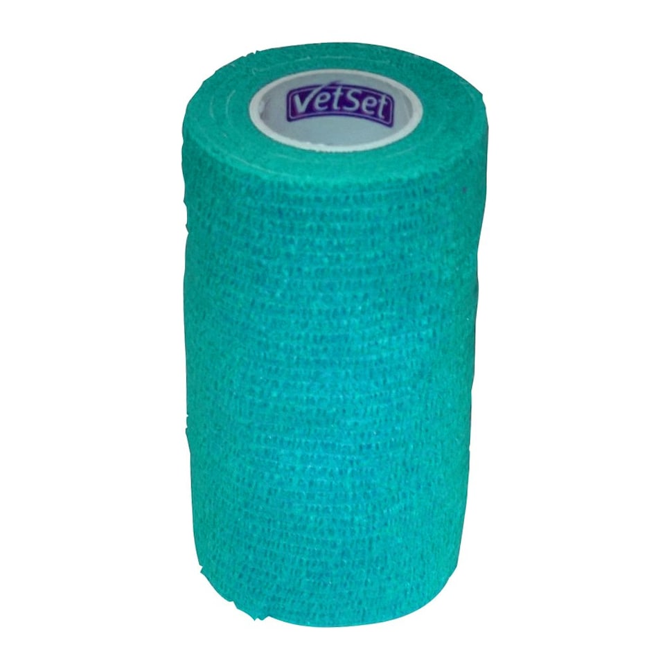WrapTec Cohesive Bandage - Teal - 100mm