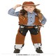 image 2 of Fancy Dress Child Brown Suede Cowboy Costume - 3-4 Years