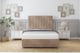 image 1 of Sloomy Kansas Mink Naples Divan Bed With Mattress No Drawers With 54" Floor Standing Headboard 4' Small Double | Brown | Mink | Small Double | 1