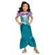 image 1 of The Little Mermaid Girls Basic Plus Ariel Costume Dress - Purple/Red/Turquoise - 3-4 Years