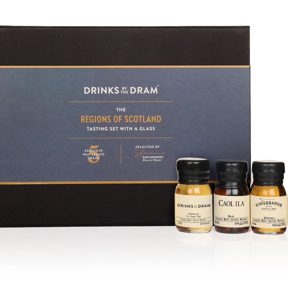 image 1 of The Regions of Scotland Tasting Set with Glass | Clear