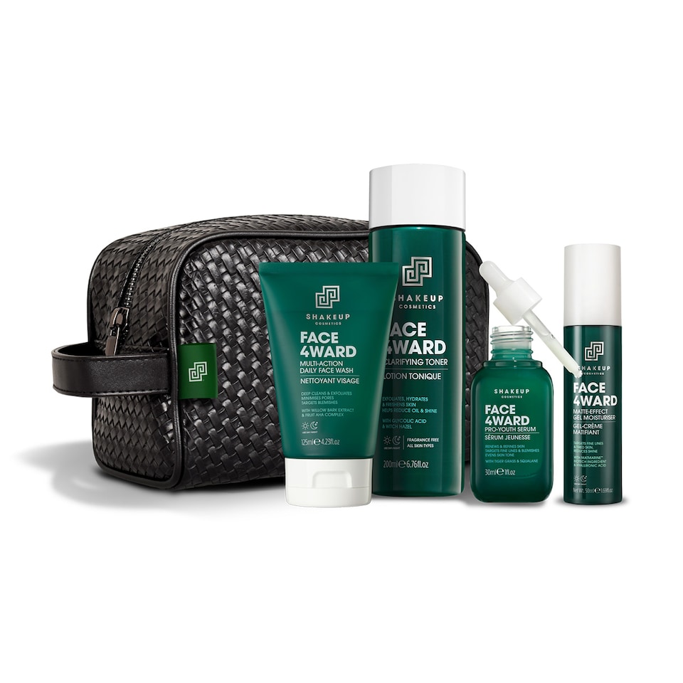 image 1 of Shakeup Cosmetics THE ROUTINE REVOLUTION Gift Set - 4 Step Skincare Routine For Men