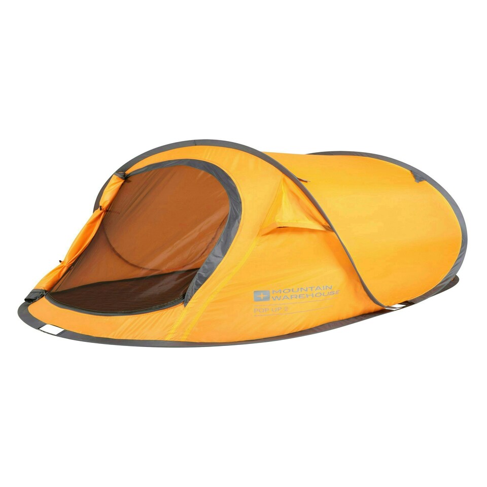 image 1 of Mountain Warehouse Pop Up SS Tents Water Resistant Compact Camping Accessory Orange | Bright Orange | One Size