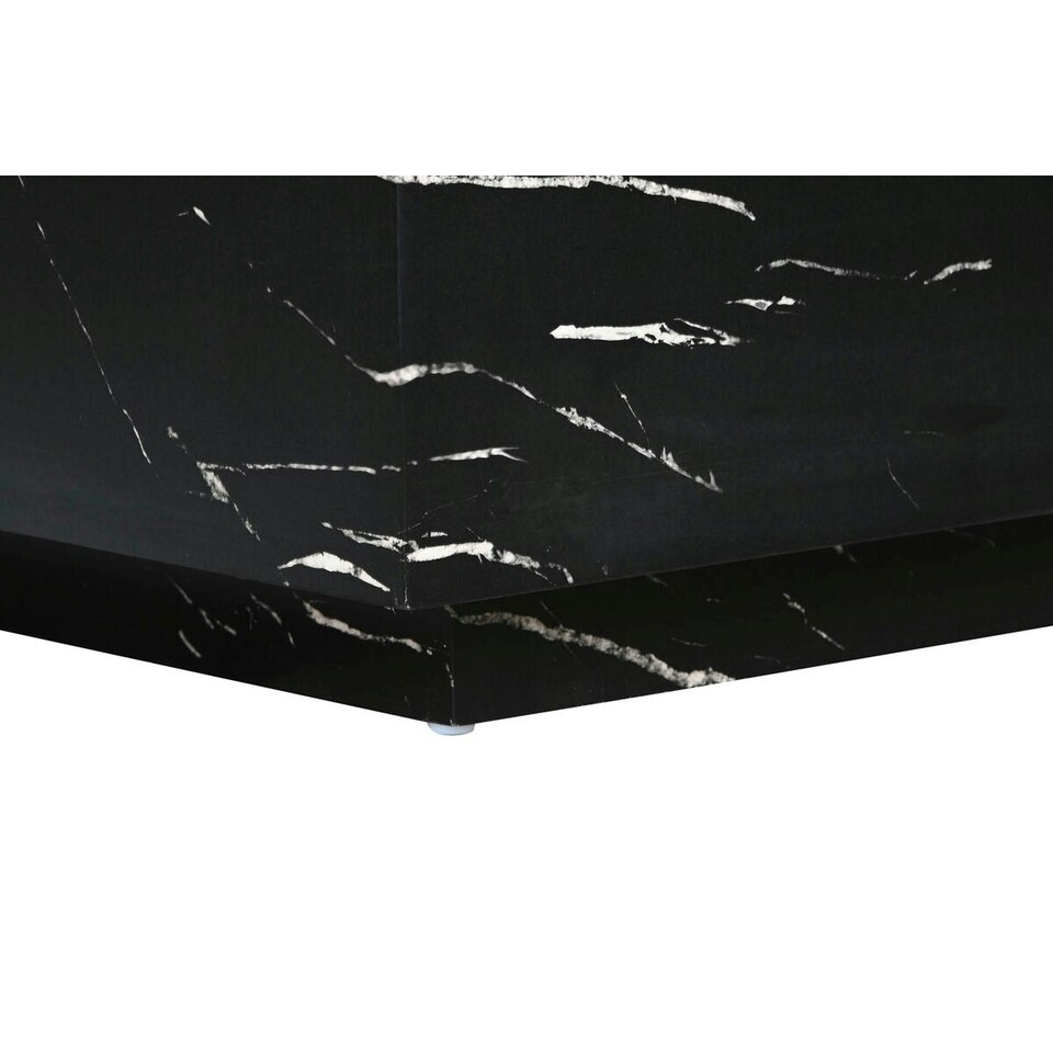 image 1 of Centre Table Home ESPRIT Black MDF Wood 90 x 90 x 35 cm N/A