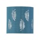 image 3 of Set of 2 Fern - Teal Cut Out 15.5cm Table Lamp Shades | Green | Silver | Small | 2