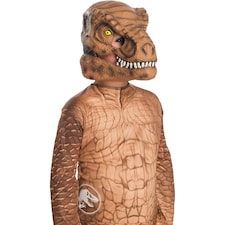 Jurassic World T-Rex Mask - Brown/White - One Size
