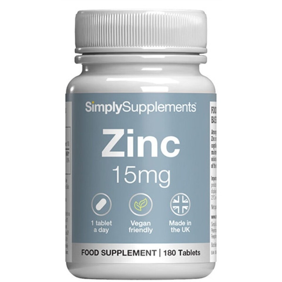 image 1 of Zinc 15mg - 180 Tablets