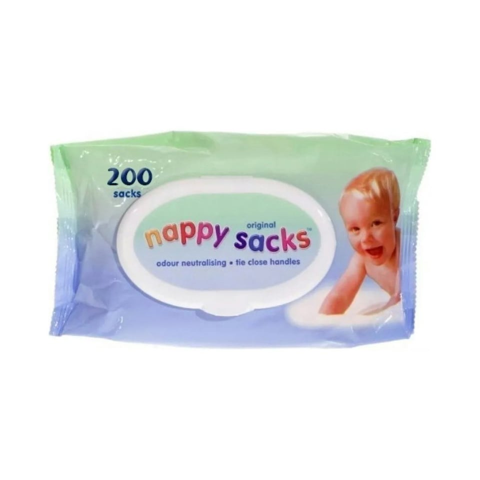 image 1 of Polylina Original Baby Nappy Sacks 200's - Pack of 4