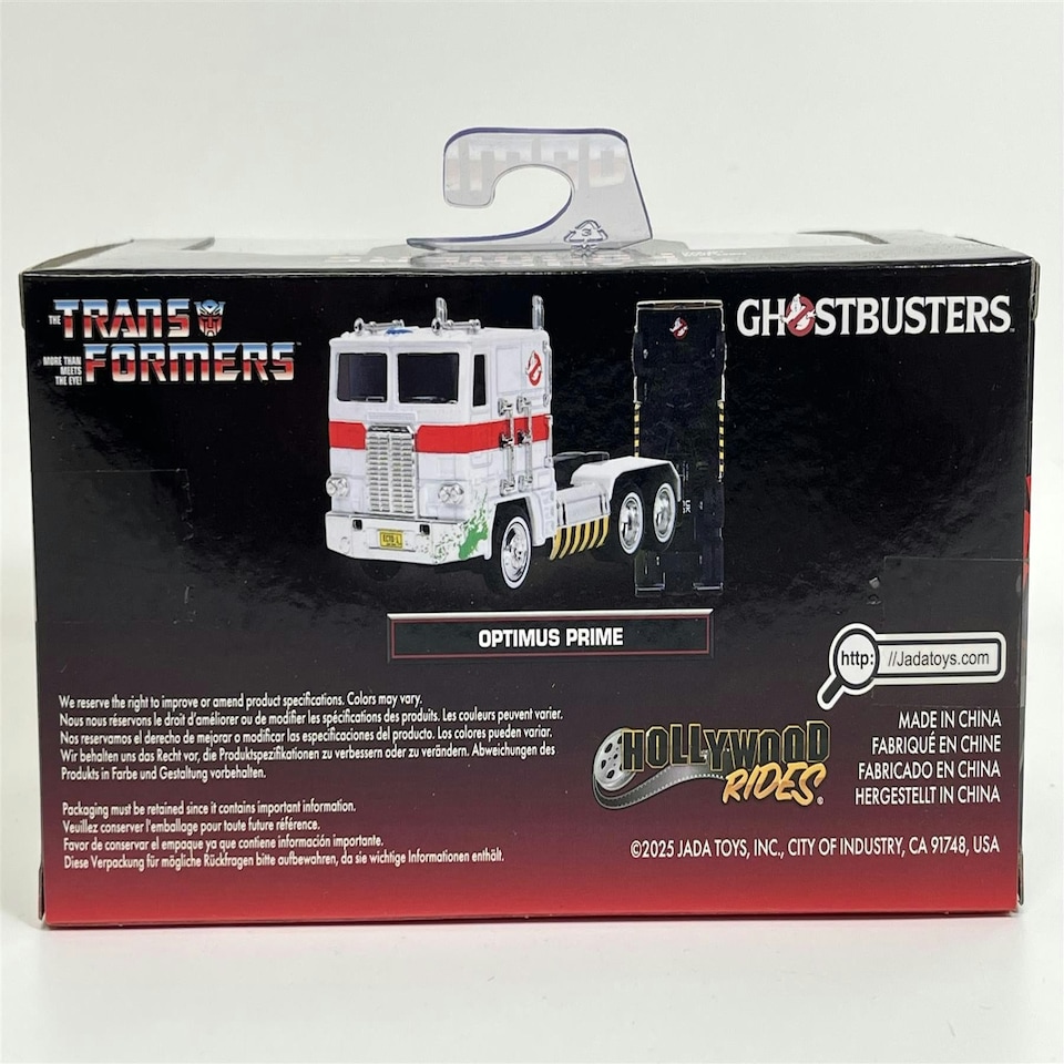 image 1 of Transformers Optimus Prime Ghostbusters 1:32 Scale Jada 35862