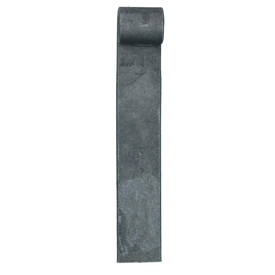 image 1 of Trailer Truck Tailgate Strap Hinge Self Colour 12.5mm Pin Weld On 150mm 1pc Grey