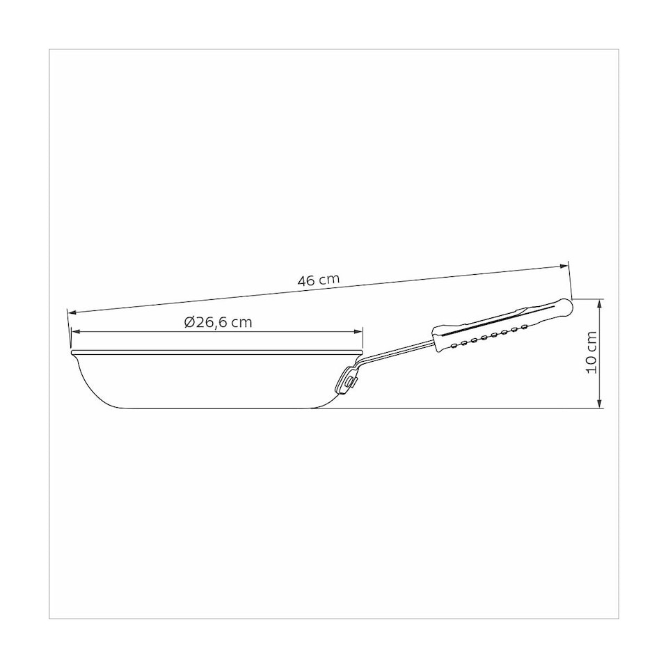 image 1 of Tramontina Non-Stick Frying Pan 25cm - 1.9l