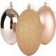 image 2 of Baubles Champagne 10cm - 3-Piece Set, PVC