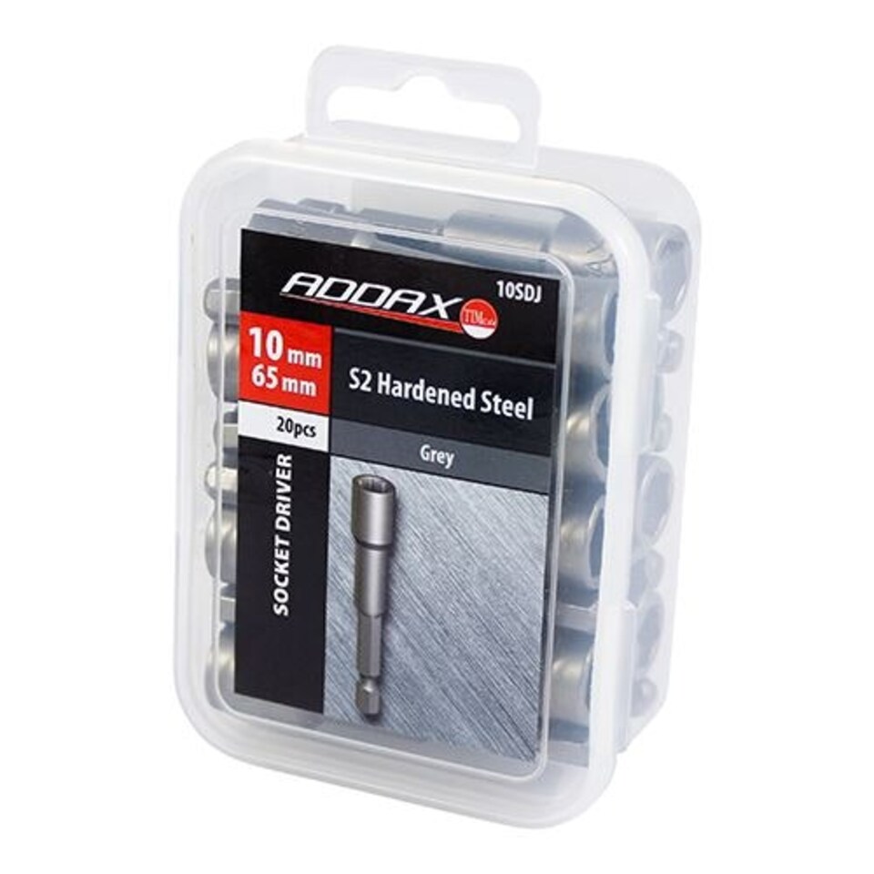 image 1 of Timco - Magnetic Socket Driver Bit - Hex (Size 10 x 65 - 1 Each)