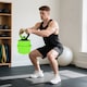 image 8 of SPORTNOW Weight Dumbbells Set, Barbell, Kettlebell, Push Up Stand, 30kg | Green | Green | Standard