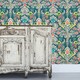 image 2 of NuWallpaper NU3037 Summer Love Peel & Stick Wallpaper, Teal Multi