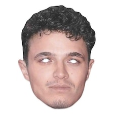 Lando Norris Cardboard Face Mask | Multi