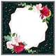 image 4 of Bright flowers, dark background (Picture Frame) White | S
