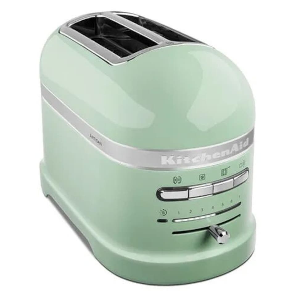image 1 of KitchenAid Artisan Pistachio 2 Slot Toaster and Kettle Set