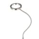 image 5 of Modern Nickel Task Floor Lamp with LED Halo Ring and CCT Memory Dimmer