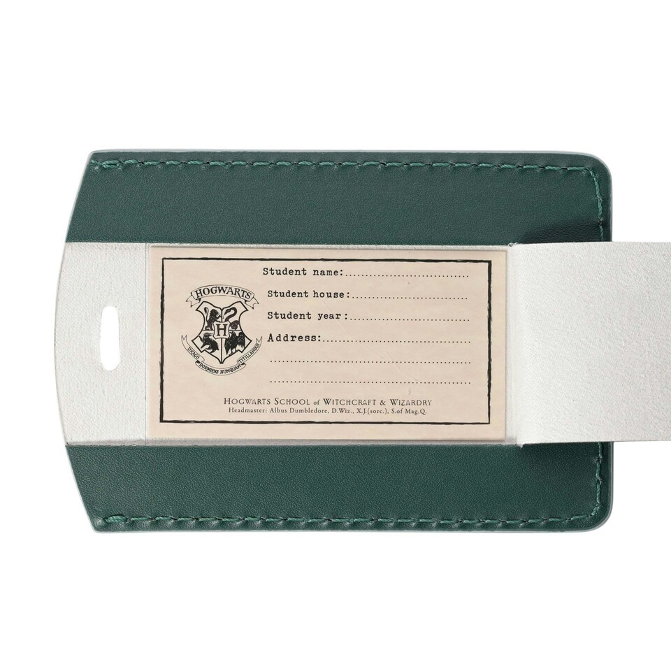 image 1 of Warner Bros Harry Potter Alumni Passport Holder & Luggage Tag - Slytherin