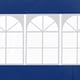 image 7 of Outsunny 3 Meters Gazebo Replaceable Exchangeable Side Panel Wall Panels Walls With Window, Blue
