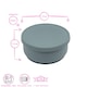 image 3 of Tiny Dining Baby Silicone Suction Bowl with Lid - Tradewinds Grey