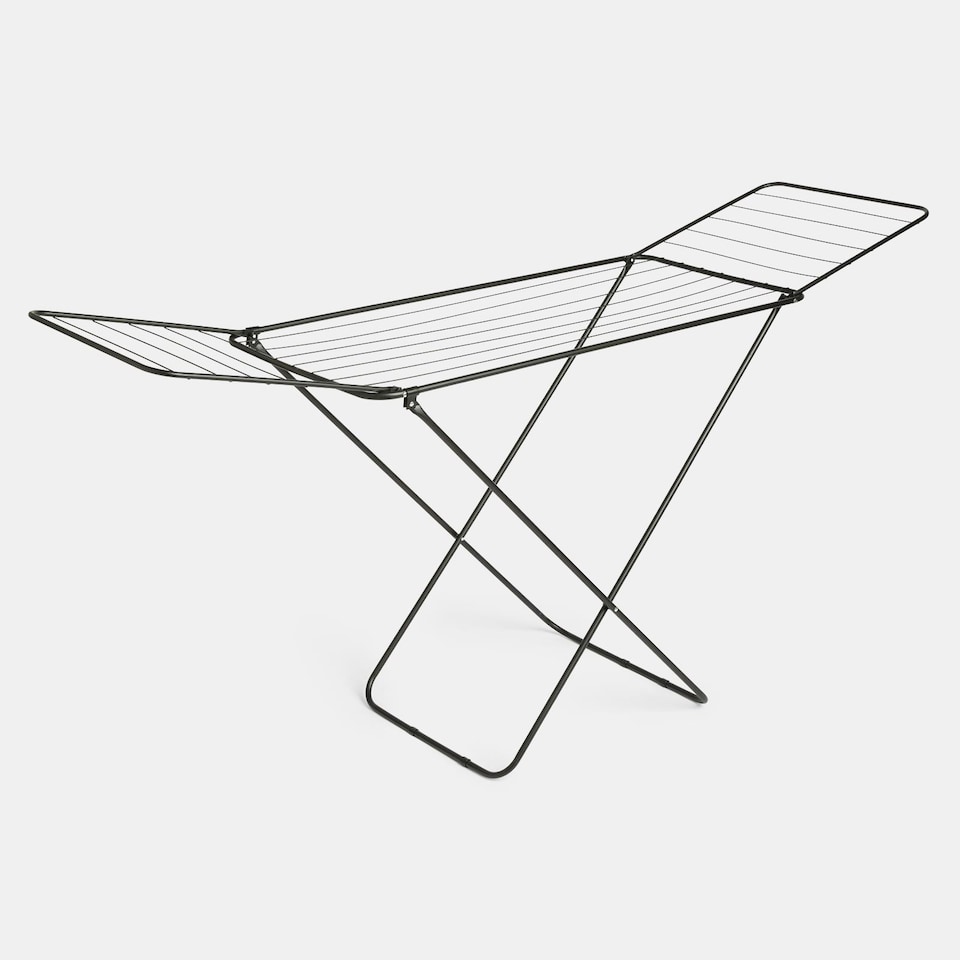 image 1 of OHS 18M Foldable Clothes Airer Stainless Steel Horse Winged Organiser