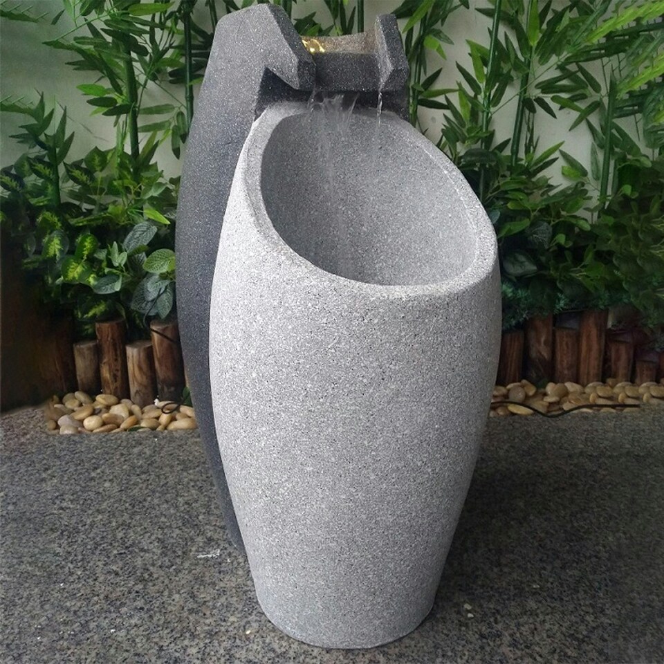 image 1 of Certikin Heissner Twin Falls Water Feature Complete with Pump + Light 016631-07