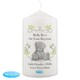 image 5 of Personalised Me To You Religious Cross Pillar Candle | White