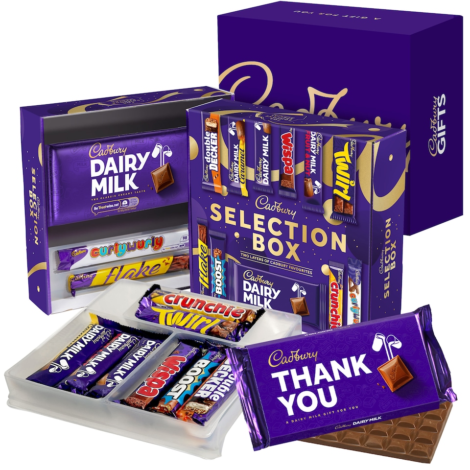 image 1 of Cadbury "Thank you" Selection Box Gift