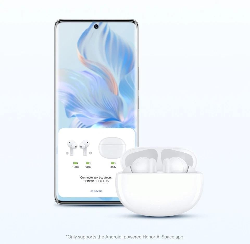 image 1 of Honor Choice Earbuds X5 Active Noise Cancellation Bluetooth - White